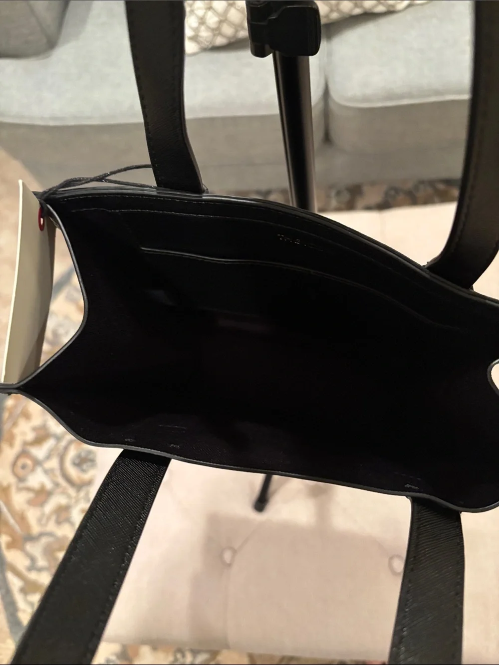 Ted Baker Black Messenger Tote